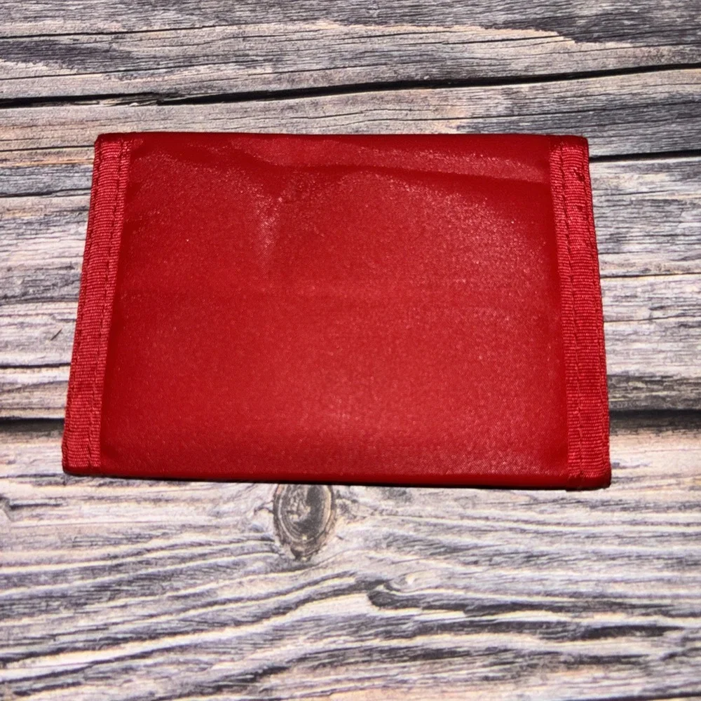 Vintage 80's Bugs Bunny Daffy Duck Piano Wallet Looney Tunes Warner Brothers Red